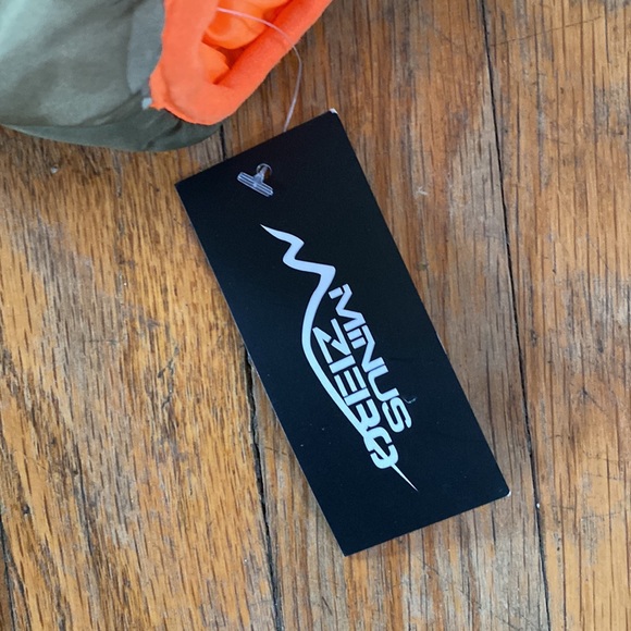 MINUS ZERO FLEECE LINED ONE PIECE SNOWSUIT OLIVE 6/9 MONTHS NEW - Picture 3 of 9